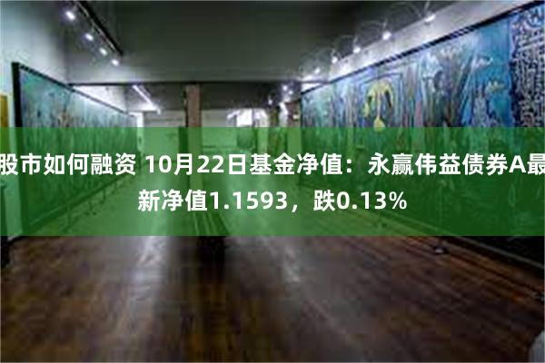 股市如何融资 10月22日基金净值：永赢伟益债券A最新净值1.1593，跌0.13%