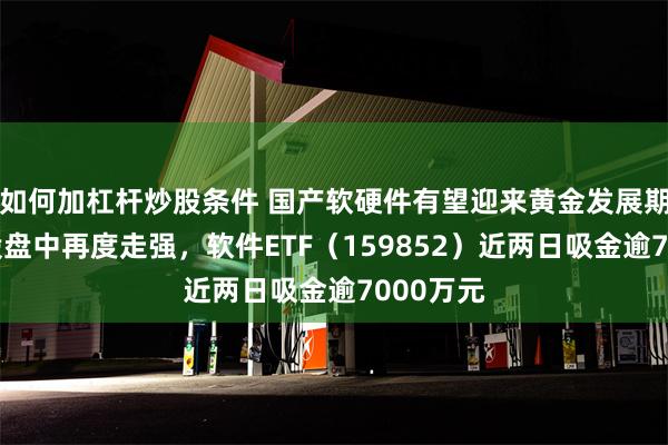 如何加杠杆炒股条件 国产软硬件有望迎来黄金发展期，软件股盘中再度走强，软件ETF（159852）近两日吸金逾7000万元