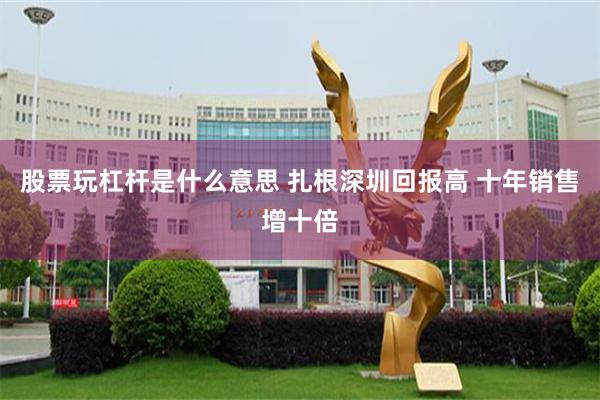 股票玩杠杆是什么意思 扎根深圳回报高 十年销售增十倍