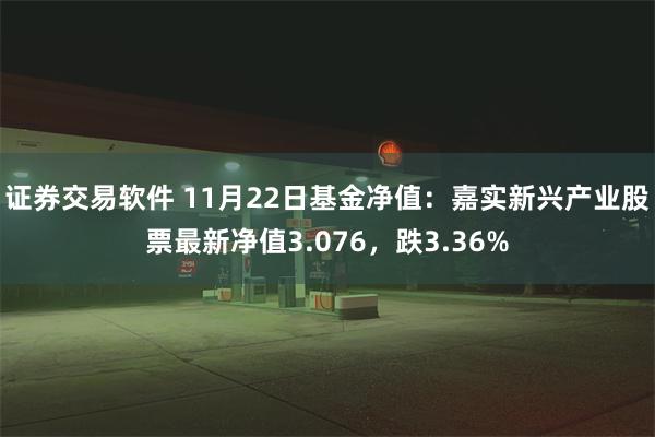 证券交易软件 11月22日基金净值：嘉实新兴产业股票最新净值3.076，跌3.36%